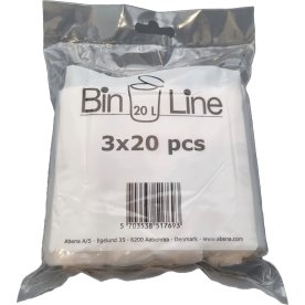 Soppåsar m/stjärnbotten 20L, 38,5x77,5cm, 10my