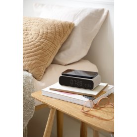 Kreafunk Wakie Väckarklocka/Högtalare, ivory sand