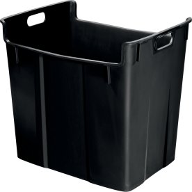 Leitz Basko 40 papperskorg, svart