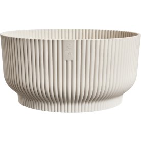 Elho Vibes Bowl Blomkruka, 25 cm, linen white