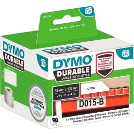 Dymo LabelWriter Durable etiketter storlek 59x102 