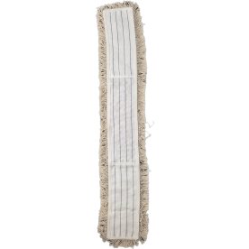 Fickmopp till moppstativ, vit, bomull, 100 cm