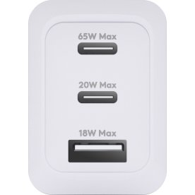 DBRAMANTE1928 Väggladdare, 2xUSB-C 65W + 1xUSB