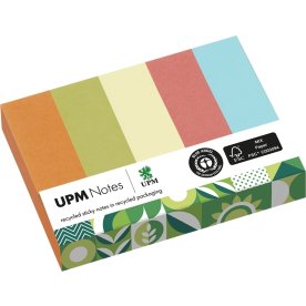 UPM Indexflikar | 15x50 mm | 5 färger