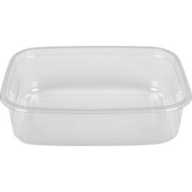 Plastform klar rektangulär 350ml 60/fp