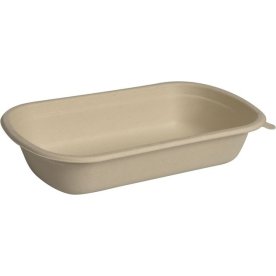 Matlåda takeaway Bagasse 750ml 1f 125/fp