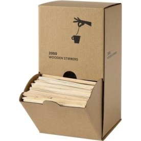 Rörpinne Trä dispenserbox 11cm 2000/fp