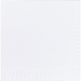 Servett 3-lags 40x40cm vit 125/fp