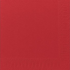 Servett 3-lags 40x40cm röd 125/fp