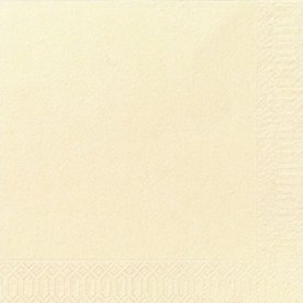 Servett 3-lags 40x40cm vanilj 125/fp