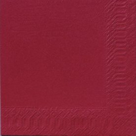 Servett 3-lags 40x40cm vinröd 125/fp