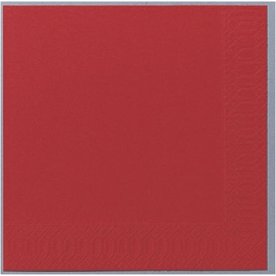 Servett 3-lags 24x24cm röd 250/fp