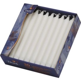 Kronljus DUNI 250mm vit 30/fp