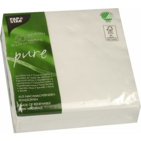 Servett PURE FSC 33x33 2-lags vit 50/fp