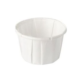 Dressingbägare 35ml vit 250/fp