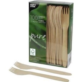 Bestick gaffel PURE FSC 16,5cm 100/fp