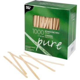 Rörpinne PURE Trä 14cm x 5mm 1000/fp