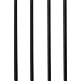 Sugrör PURE papper 8mmx21cm svart 100/fp