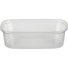 Bägare Rektangulär PP 200 ml 100/fp