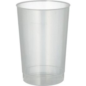 Plastglas återanvändbara 20cl 40/fp