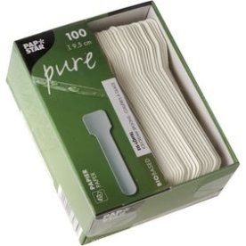 Glassked papper 95mm vit 100/fp