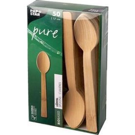 Bestick Sked PURE bambu 17cm 50/fp