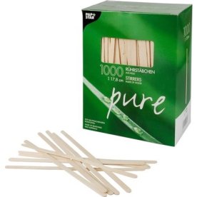 Rörpinne PURE Trä 17,8cm x 5mm 1000/fp