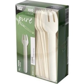 Bestick Gaffel PURE Papper 15,5cm 100/fp