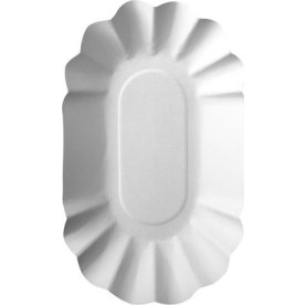 Tallrik PURE 90x160x30mm vit 250/fp