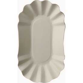 Tallrik PURE 105x200x35mm vit 250/fp