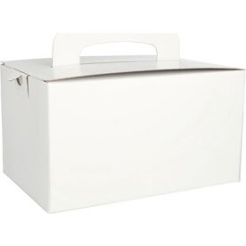 Lunchlåda 125x155x225mm vit 20/fp