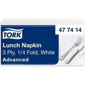 Servett TORK Lunch 3-lags vit 150/fp