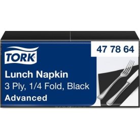 Servett TORK Lunch 3-lags svart 150/fp