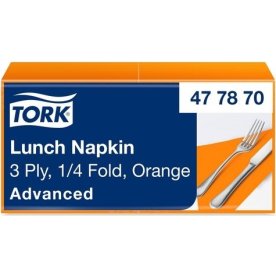 Servett TORK Lunch 3-lags orange 150/fp