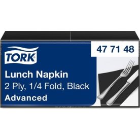 Servett TORK Lunch 2-lags svart 200/fp