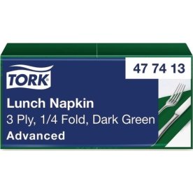 Servett TORK Lunch 3-lags m.grön 150/fp