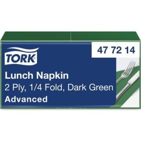 Servett TORK Lunch 2-lags grön 200/fp