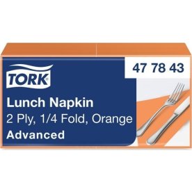 Servett TORK Lunch 2-lags orange 200/fp