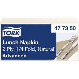 Servett TORK Adv 2-lags 33x32,5cm 200/fp