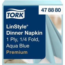 Servett TORK LinStyle aqua 39x39cm 50/fp