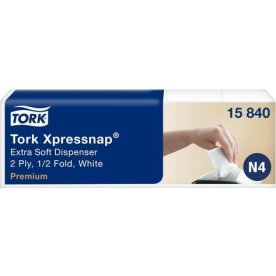 Servett TORK Pre N4 2-lags vit 500/fp