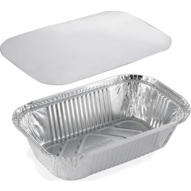 Aluminiumform inkl. lock 660ml 50/fp