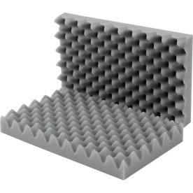 Blått skuminlägg till postpaket 320x230x25/40 mm