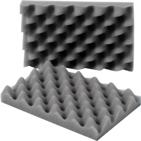 Blått skuminlägg till postpaket 287x173x25/40 mm