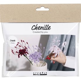 Mini DIY Kit Chenilleblommor | Spindellilja