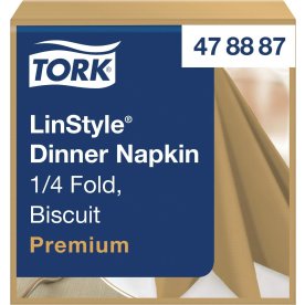 Servett TORK LinStyle beige39x39cm 50/fp