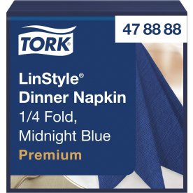 Servett TORK LinStyle blå 39x39cm 50/fp