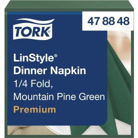 Servett TORK LinStyle grön 39x39 50/fp