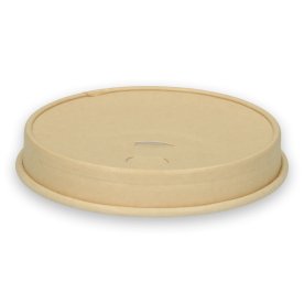 Lock t. pappersmugg, papper, plastfri, Ø9 cm, 50st