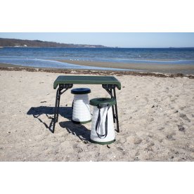 CapableX Hopfällbart set bord & pallar m/led